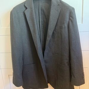 Nordstrom Charcoal Men's Blazer Tech-smart Trim Fit